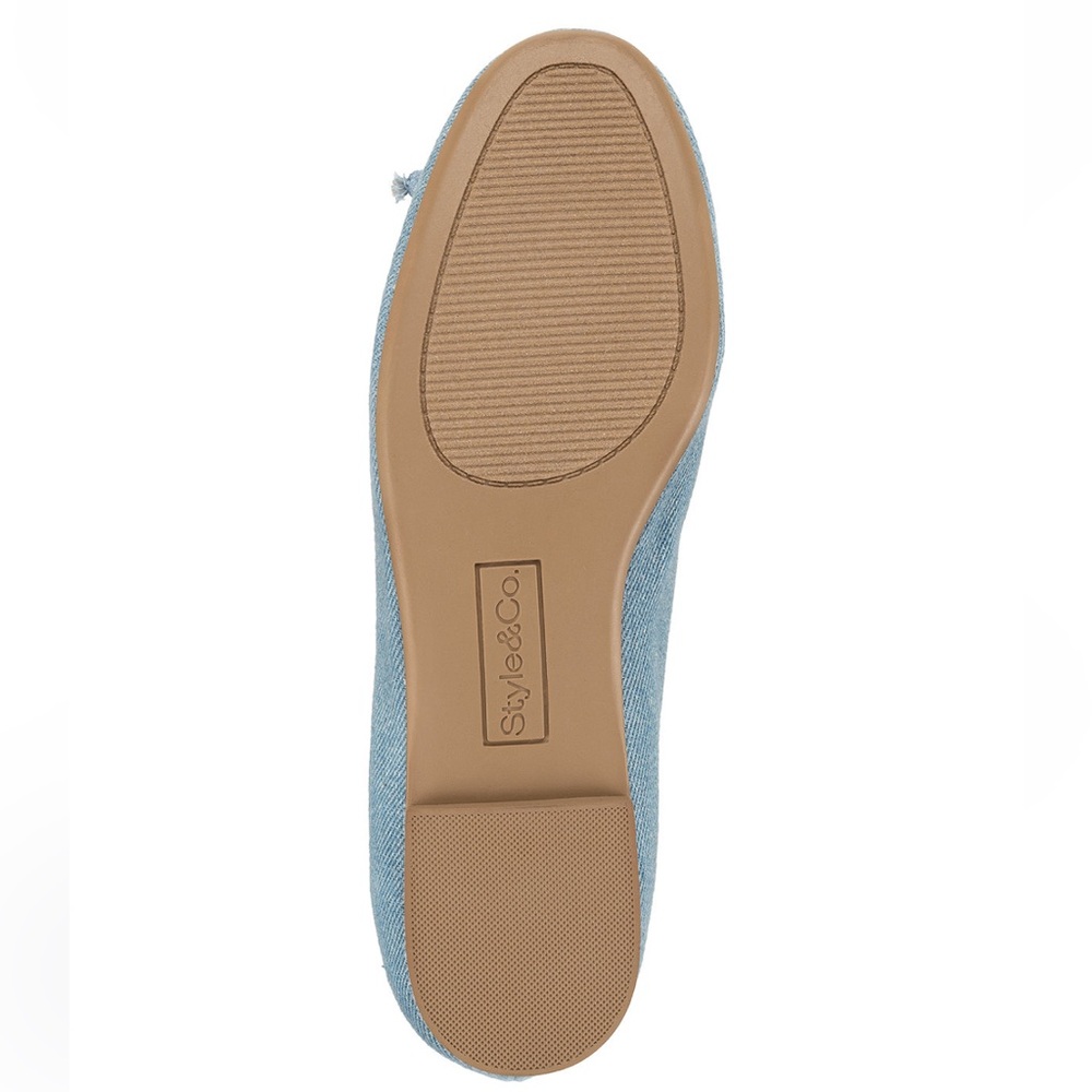 Style & Co Light Denim Monaee Ballet Flats- Sz 8.5 - Picture 5 of 6